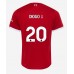 Liverpool Diogo Jota #20 Voetbalkleding Thuisshirt 2023-24 Korte Mouwen